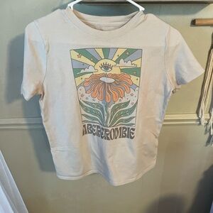 Abercrombie Kids Cream Tee with Star Design